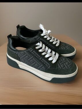 Vince Camuto Arynahs Platform Quilted Fashion Sneakers|Artichoke Dark Green ~8.5